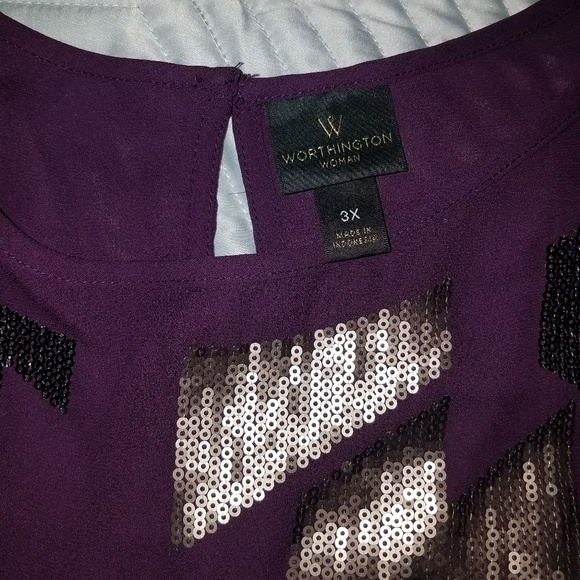 Sequin Shirt - plus size - Picture 2 of 4